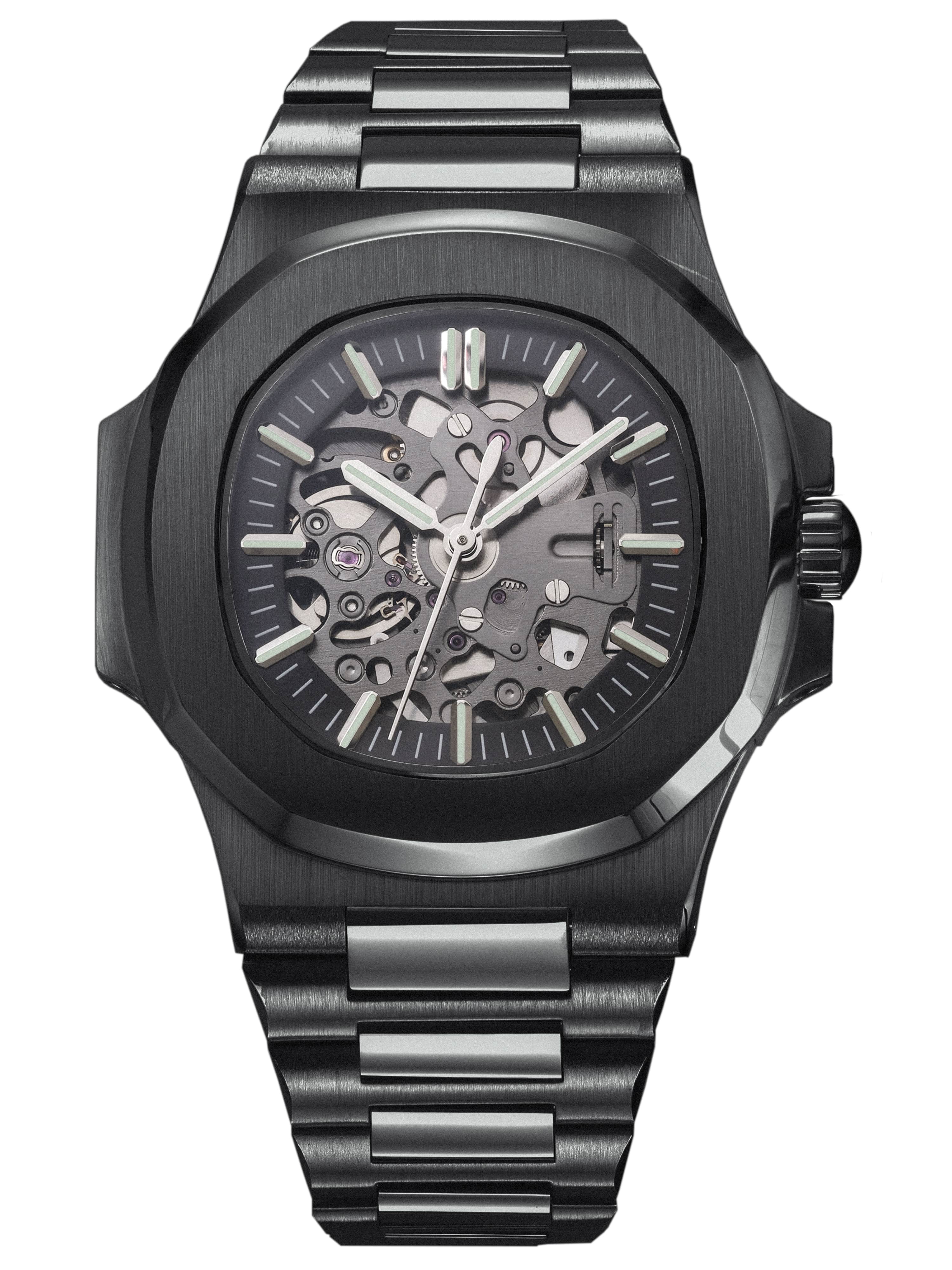 Nautilus Skeleton Black