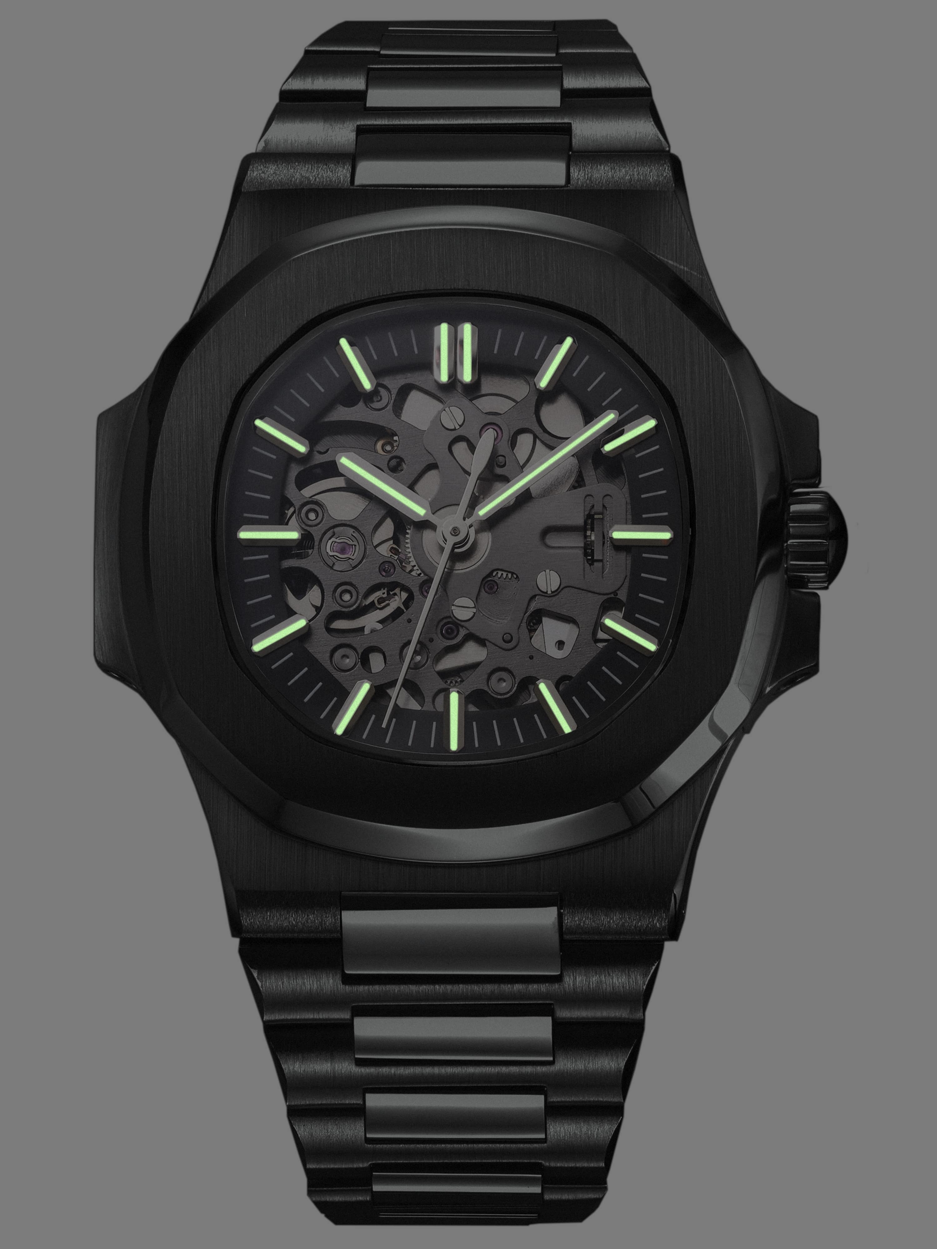 Nautilus Skeleton Black