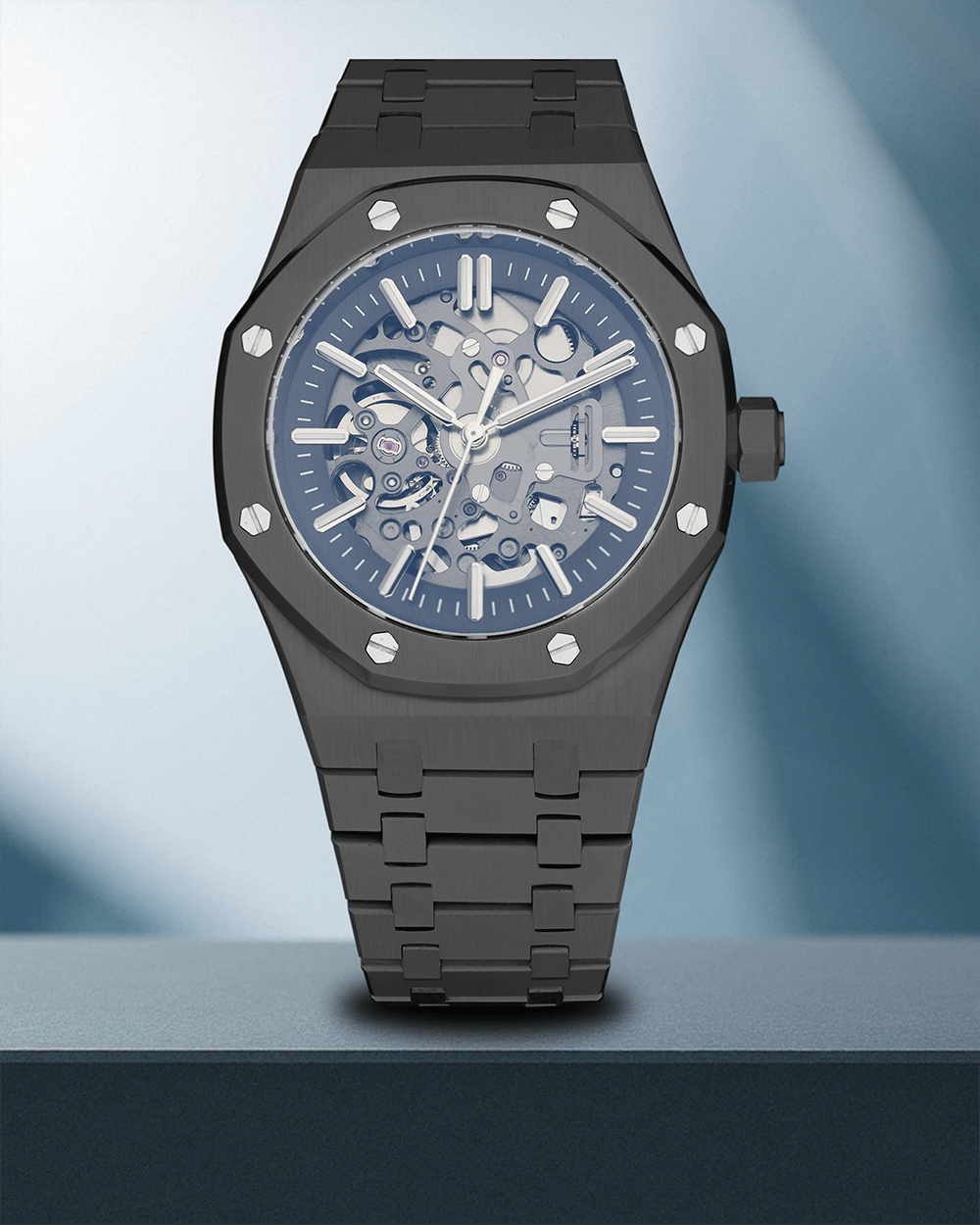 Royal Oak Skeleton Black