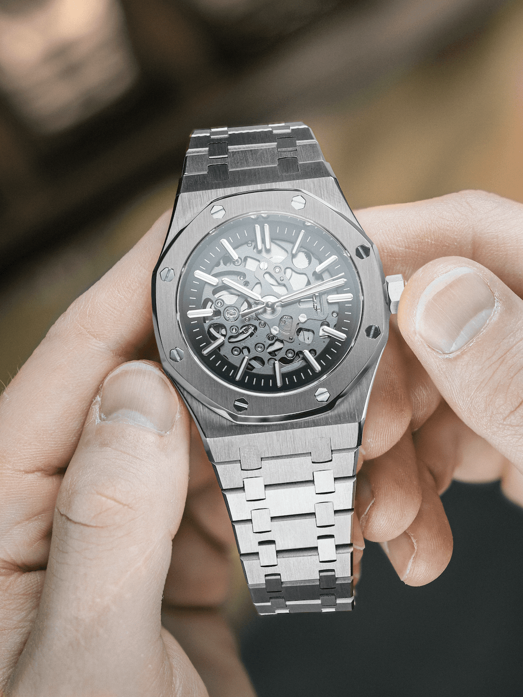 Royal Oak Skeleton Silver