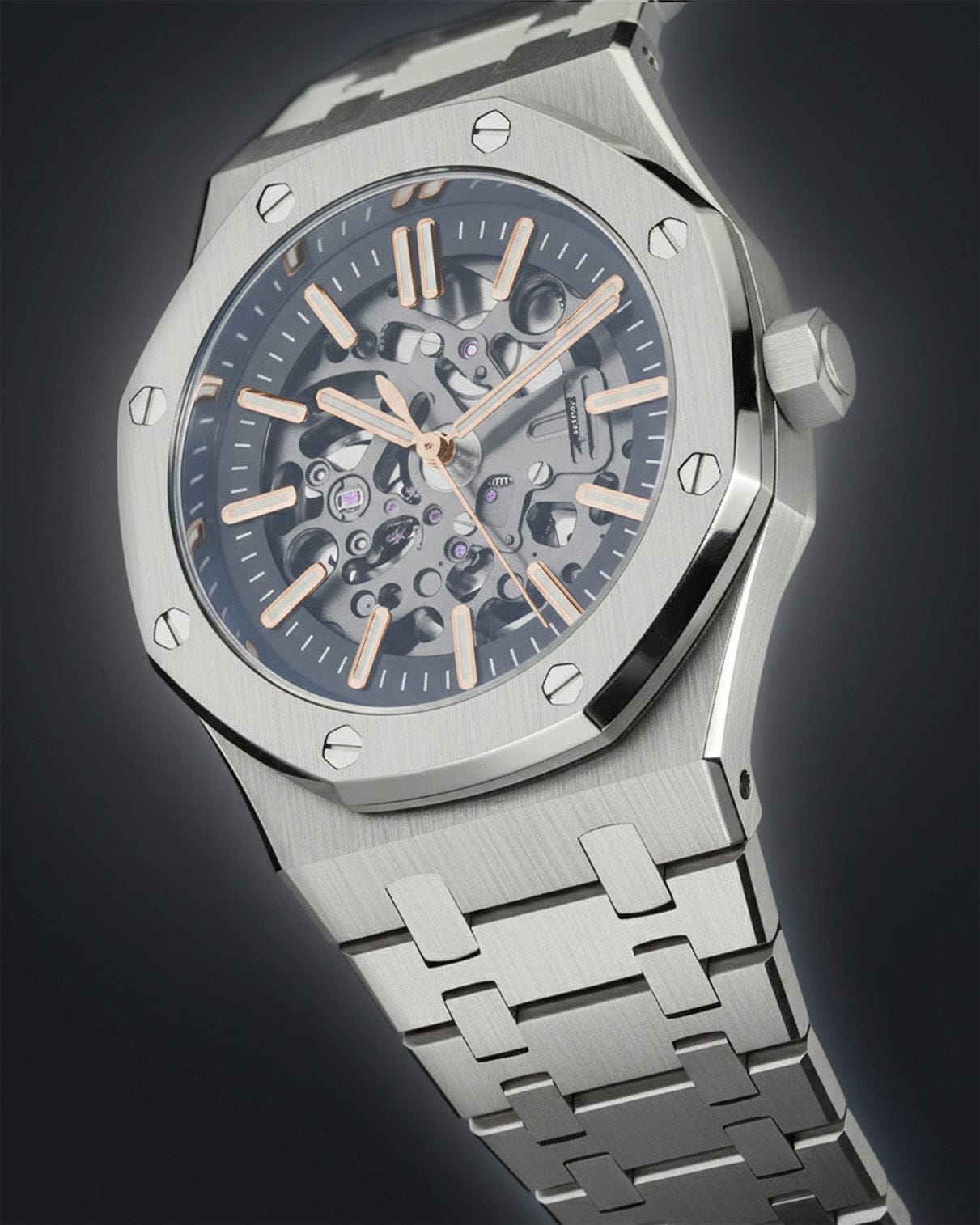 Royal Oak Skeleton Silver